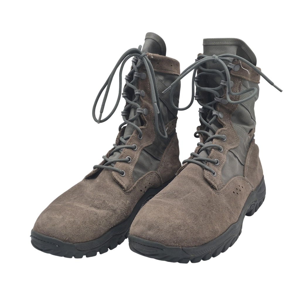 Belleville 620 Boots Mens Size 12.5R Brown Suede Combat Vibram USA Tactical